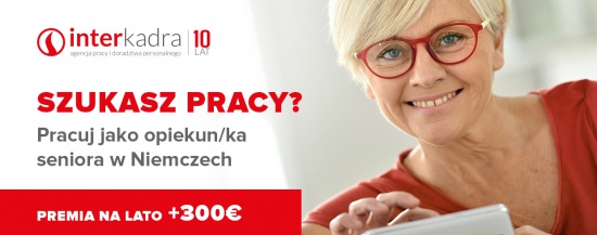 Opiekun/ka osoby starszej bonus 300eu, prawo jazdy
